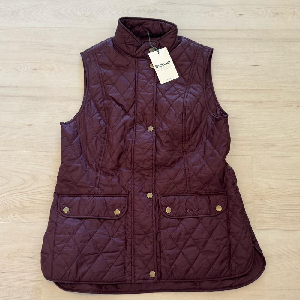 NWT Barbour Women's Quilted Vest Size 6